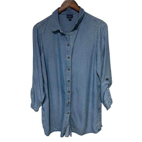 J. Jill Denim Tunic Blue Size Medium - Picture 1 of 7